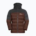 Giacca a piumino da uomo Jack Wolfskin Nebelhorn Down Hoody hot choc 7
