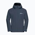 Giacca antipioggia da uomo Jack Wolfskin Tempest 2l midnight sky 8
