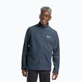 Felpa in pile da uomo Jack Wolfskin Winterstein Fz midnight sky
