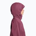 Giacca antipioggia da donna Jack Wolfskin Trailtime 2L raisin 4