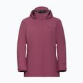 Giacca antipioggia da donna Jack Wolfskin Trailtime 2L raisin 8