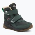 Scarpe per bambini Jack Wolfskin Polar Bear-B Texapore Mid Vc mystic green