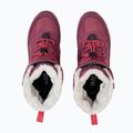 Scarpe per bambini Jack Wolfskin Polar Bear-G Texapore High Vc raisin 5