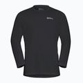 Maglia a maniche lunghe da uomo Jack Wolfskin Vonnan nera 3