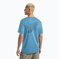 Maglietta da uomo Jack Wolfskin Vonnan Graphic peak trail sky blue 3