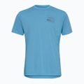 Maglietta da uomo Jack Wolfskin Vonnan Graphic peak trail sky blue 6