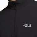 Felpa in pile da uomo Jack Wolfskin Taunus 100 Half Zip black 4