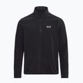Felpa in pile da uomo Jack Wolfskin Taunus 100 Half Zip black 5
