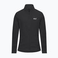 Felpa in pile da donna Jack Wolfskin Taunus 100 Full Zip black 7