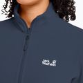 Felpa in pile da donna Jack Wolfskin Taunus 100 Full Zip midnight sky 4
