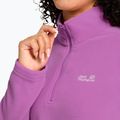 Felpa in pile da donna Jack Wolfskin Taunus 100 Half Zip foxglove 4