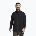 Felpa in pile da uomo Jack Wolfskin Taunus 100 Full Zip black