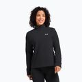 Felpa in pile da donna Jack Wolfskin Taunus 100 Half Zip black