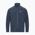 Felpa in pile da uomo Jack Wolfskin Taunus 100 Full Zip midnight sky 7