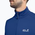 Felpa trekking da uomo  Jack Wolfskin Litestride Full Zip blue orchid 4