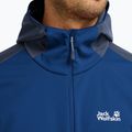 Giacca softshell da uomo Jack Wolfskin Skyvail blue orchid 4