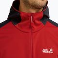 Giacca softshell da uomo Jack Wolfskin Skyvail siren red 4