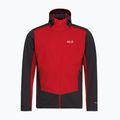 Giacca softshell da uomo Jack Wolfskin Skyvail siren red 7
