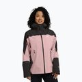 Giacca antipioggia da donna Jack Wolfskin Rockpaw 3L rosegarden