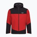Giacca antipioggia da uomo Jack Wolfskin Rockpaw 3L siren red 7
