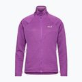 Felpa in pile da donna Jack Wolfskin Anytrail Full Zip freesia 7