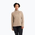 Felpa in pile da donna Jack Wolfskin Anytrail Full Zip oat