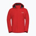 Giacca antipioggia da uomo Jack Wolfskin Trailtime 2L siren red 7
