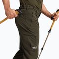 Pantaloni da trekking da uomo Jack Wolfskin Activate Flex obsidian moss 4