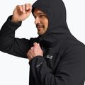 Giacca antivento da uomo Jack Wolfskin Wild Winds Hooded black 4