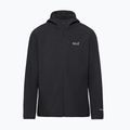 Giacca antivento da uomo Jack Wolfskin Wild Winds Hooded black 8