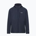 Giacca antivento da uomo Jack Wolfskin Wild Winds Hooded midnight sky 8