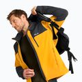 Giacca antivento da uomo Jack Wolfskin Jasper burly yellow jw 4