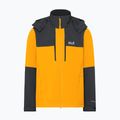 Giacca antivento da uomo Jack Wolfskin Jasper burly yellow jw 9