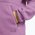 Pile donna Jack Wolfskin Lite Curl Full Zip vivid orchid 5