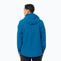 Jack Wolfskin giacca antipioggia da uomo Evandale blue pacific 2