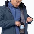 Giacca antipioggia Jack Wolfskin Evandale blu tuono da uomo 3