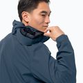 Giacca antipioggia Jack Wolfskin Evandale blu tuono da uomo 4