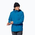 Jack Wolfskin giacca antipioggia Stormy Point uomo blu Pacifico