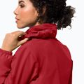 Jack Wolfskin Stormy Point, giacca antipioggia da donna, scarlatto brillante 4