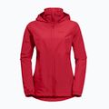 Jack Wolfskin Stormy Point, giacca antipioggia da donna, scarlatto brillante 5