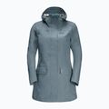 Jack Wolfskin Cape York donna mackintosh Paradise grigio verde acqua 6
