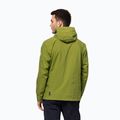 Giacca da pioggia Jack Wolfskin Pack & Go Shell da uomo Cipresso dorato 2