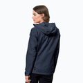 Jack Wolfskin giacca da pioggia da donna Pack & Go Shell blu notte 2