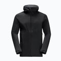 Jack Wolfskin Highest Peak 2.5L, giacca antipioggia nera da uomo 6