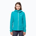 Jack Wolfskin Highest Peak 2.5L giacca antipioggia da donna dark aqua