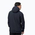 Jack Wolfskin giacca da pioggia Highest Peak da uomo blu notte 2
