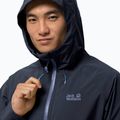 Jack Wolfskin giacca da pioggia Highest Peak da uomo blu notte 4