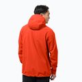 Giacca da pioggia Jack Wolfskin Highest Peak da uomo in radica selvatica 2