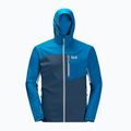 Jack Wolfskin Eagle Peak Ii Softshell giacca da uomo blu pacifico 6