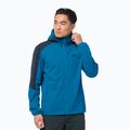 Giacca Jack Wolfskin Go Hike Softshell da uomo Blu Pacifico